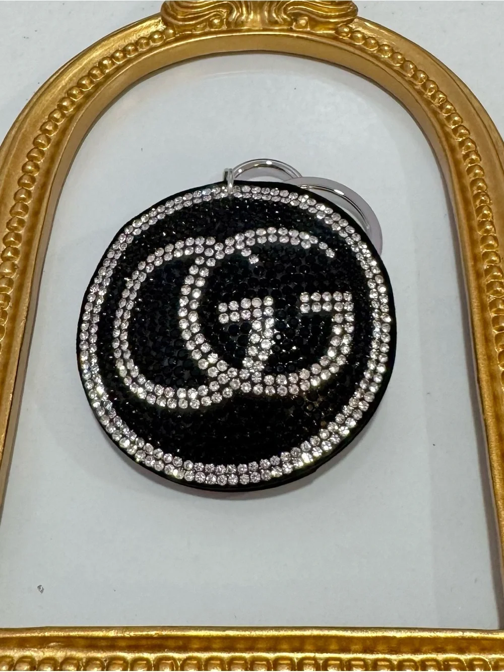 New Black Crystal Keychain/Bag Charm